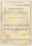 Příklad certifikátu manažera odborné způsobilosti